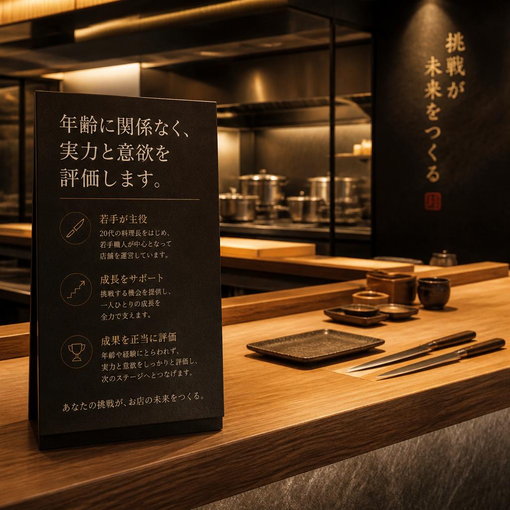 若手職人が活躍する環境