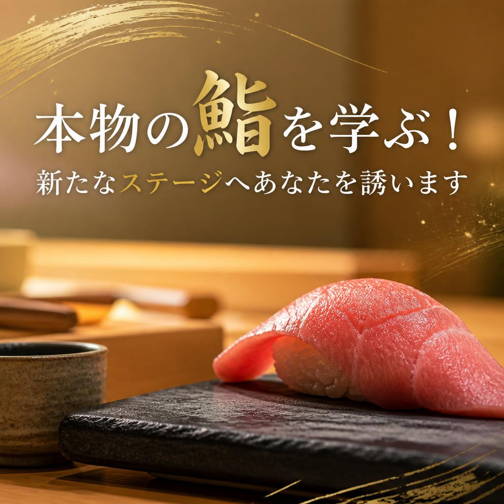 本物の鮨を学ぶ！新たなステージへあなたを誘います