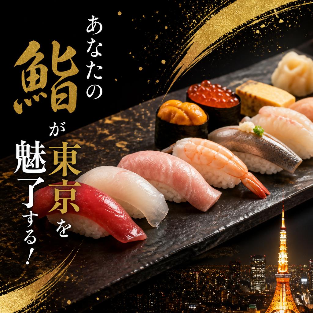 あなたの鮨が東京を魅了する！