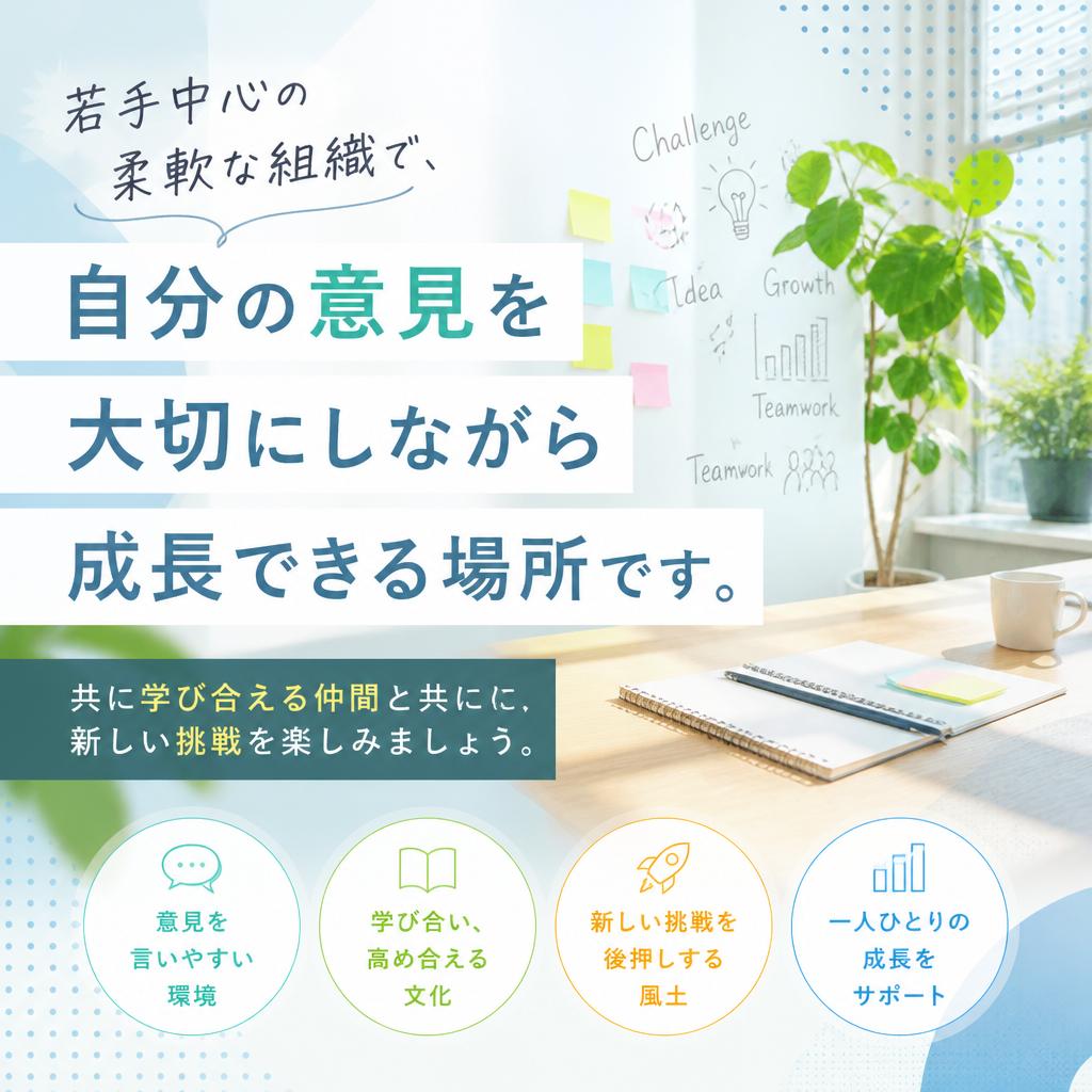 活気ある職場環境