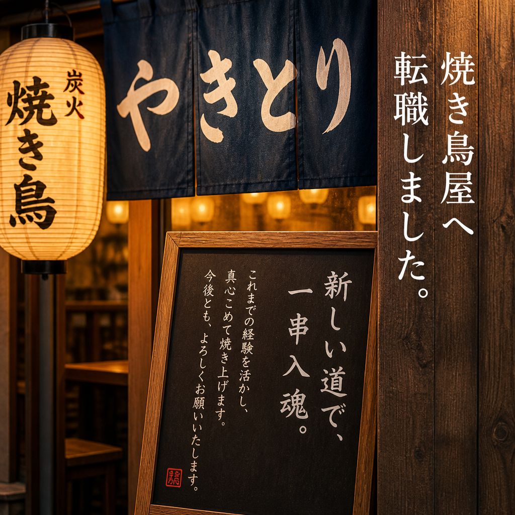 神楽坂で焼鳥職人を目指す！スキルを磨き、新たなキャリアを手に入れよう！