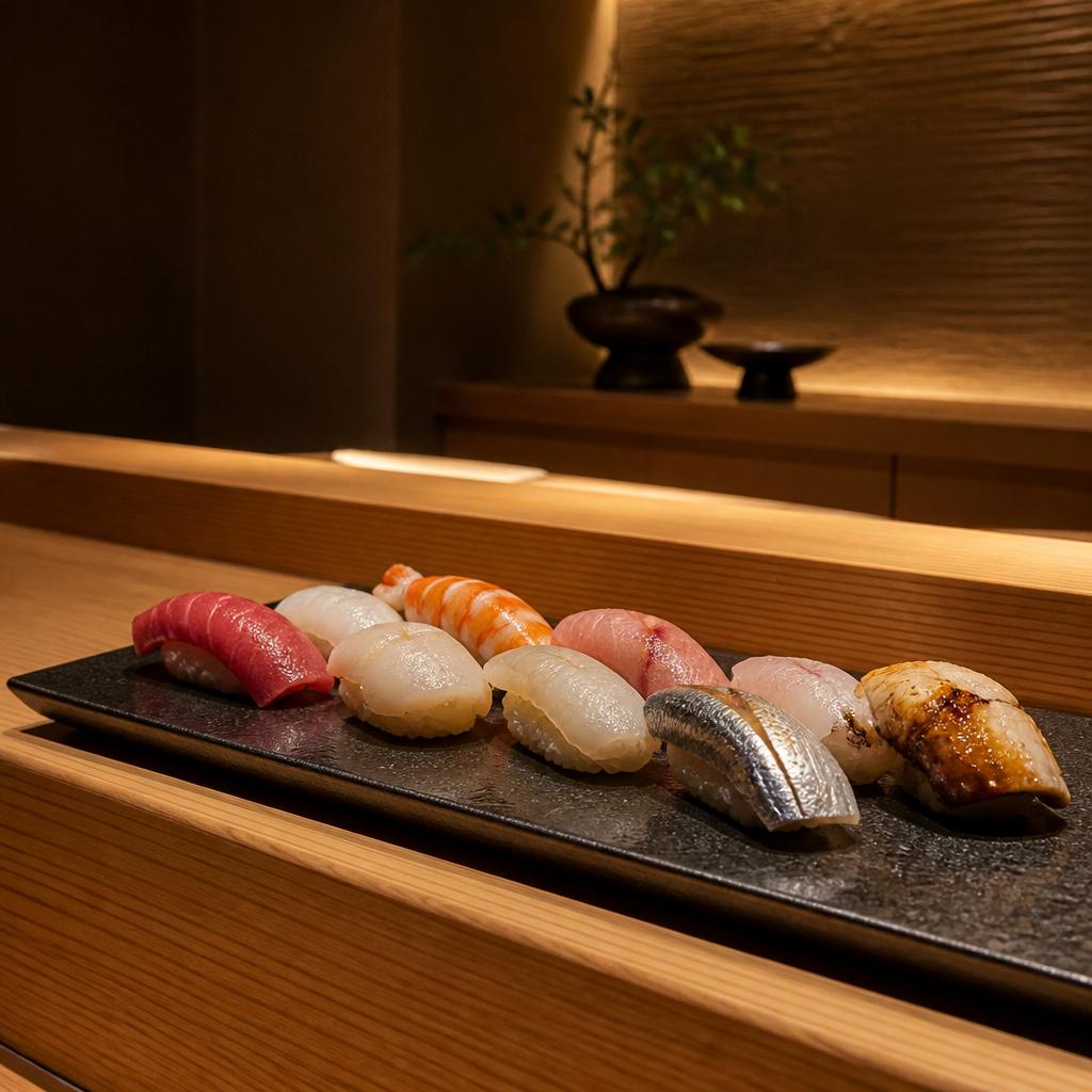 本物の鮨で心を満たす、隠れ家レストラン